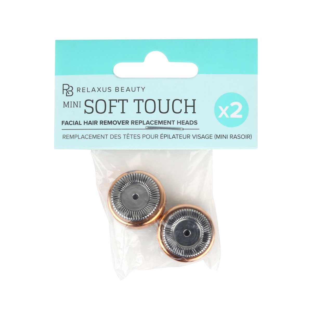 Replacement Heads for Soft Touch Facial Hair Remover (2-pack