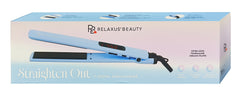 Straighten Out Digital Hair Straightener | Sleek & Polished Results | Ice Blue