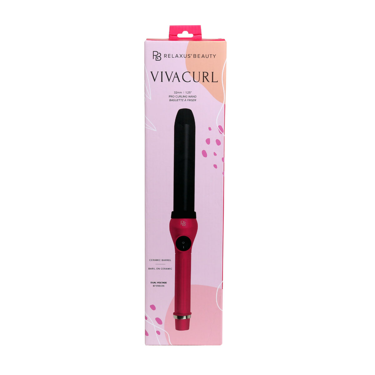Viva Curl Pro Clipless Curling Wand - 32mm