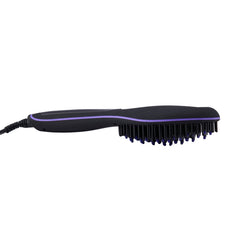 Brush Out Ceramic Ionic Straightening Brush | Anti-Frizz One Pass Technology (Ultraviolet)