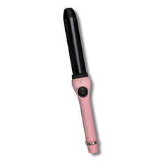 Viva Style Pro 1.25" Clipless Curling Wand | Professional 100% Ceramic Wand (Pink Blush)