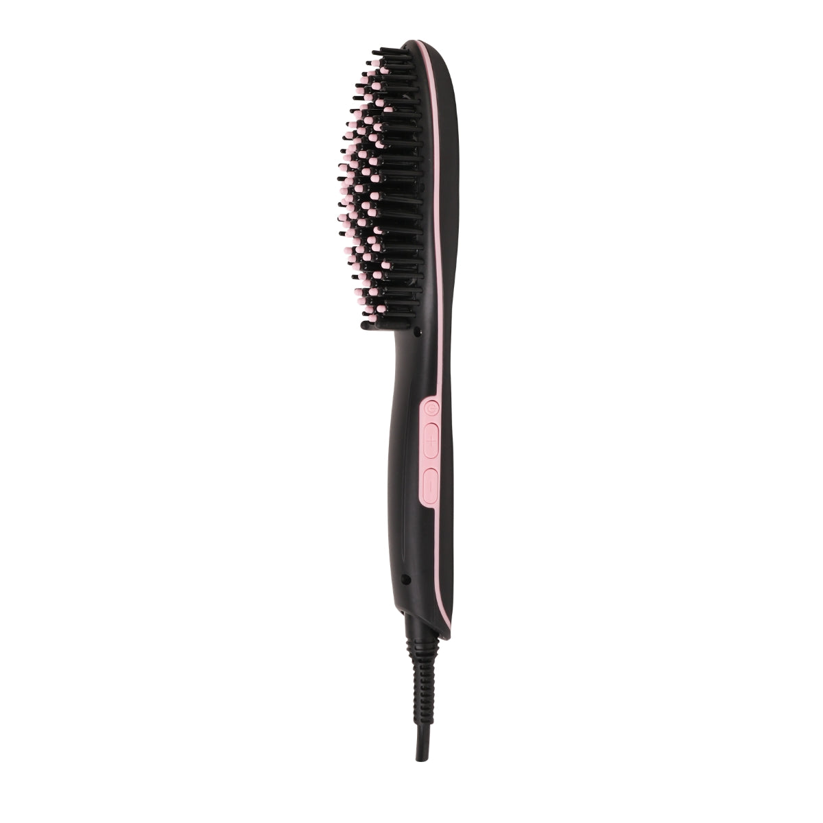 Brush Out Ceramic Ionic Straightening Brush | Anti-Frizz One Pass Technology (Pink Blush)