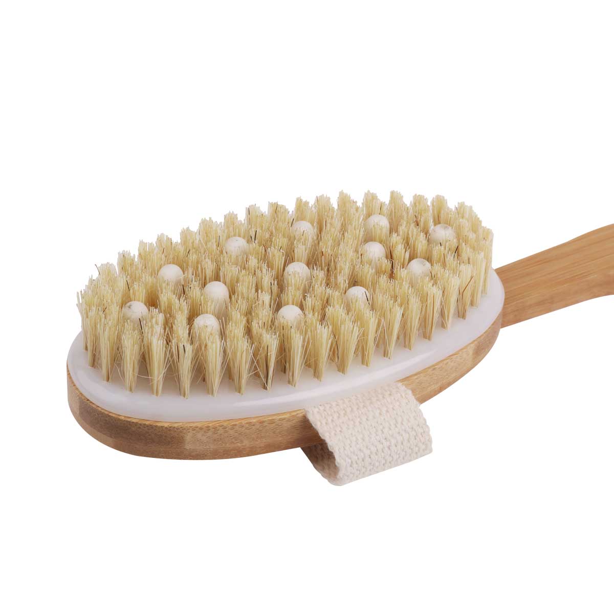 Wet & Dry Bamboo Bath Brush Kit with 3 Heads