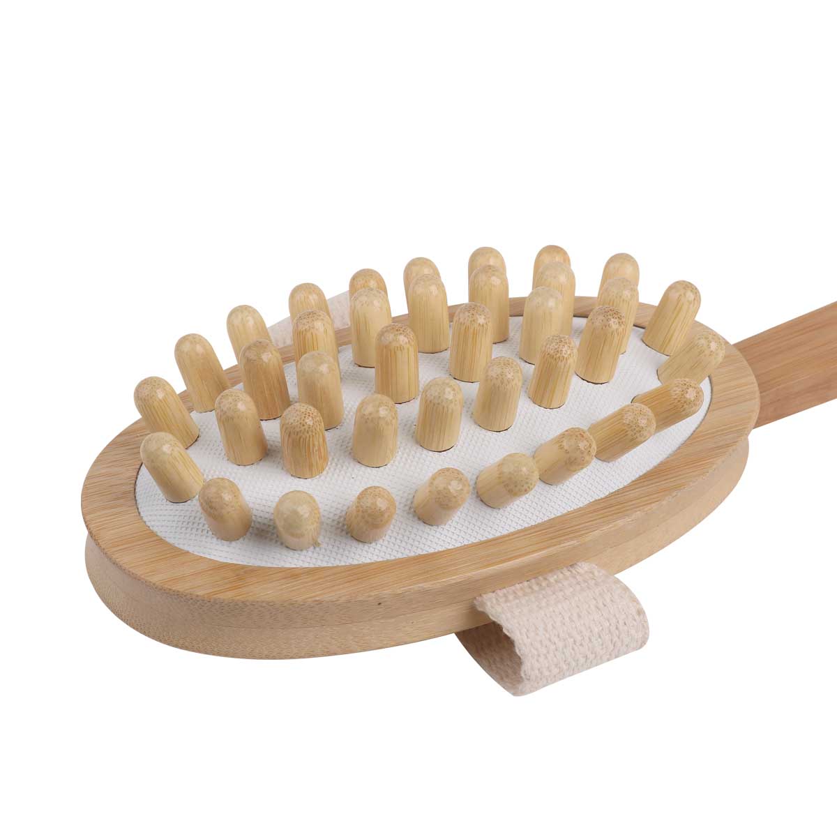 Wet & Dry Bamboo Bath Brush Kit with 3 Heads