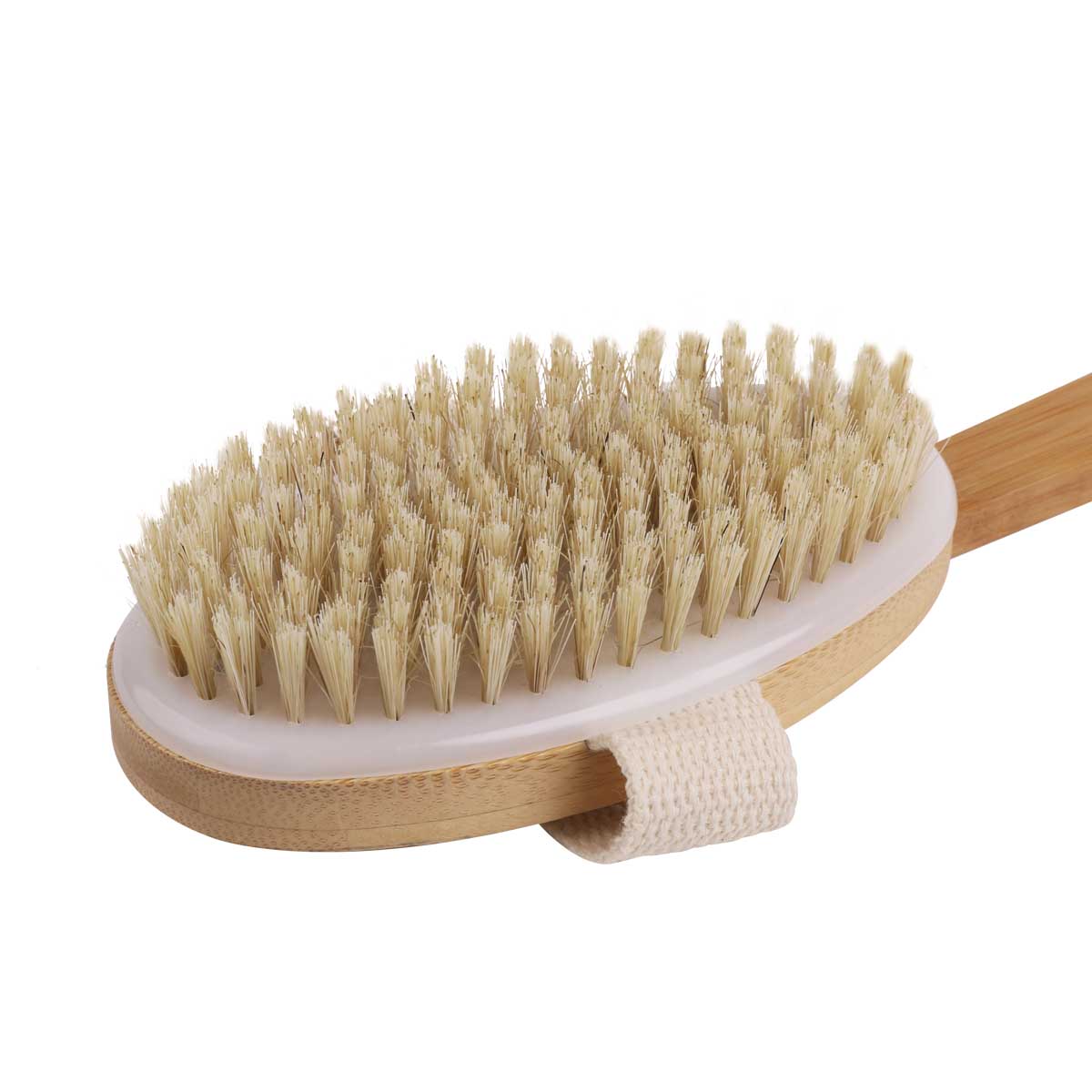 Wet & Dry Bamboo Bath Brush Kit with 3 Heads