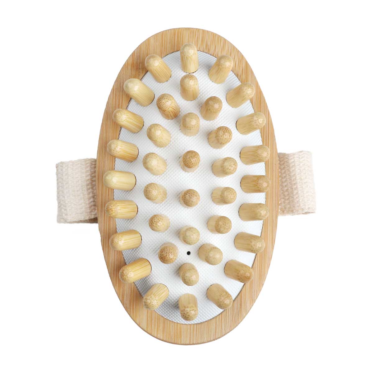 Wet & Dry Bamboo Bath Brush Kit with 3 Heads