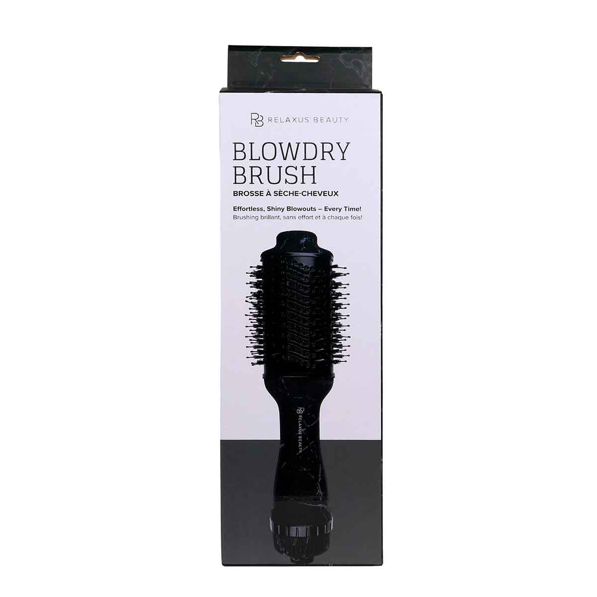 Black Marble Blow Dry Brush