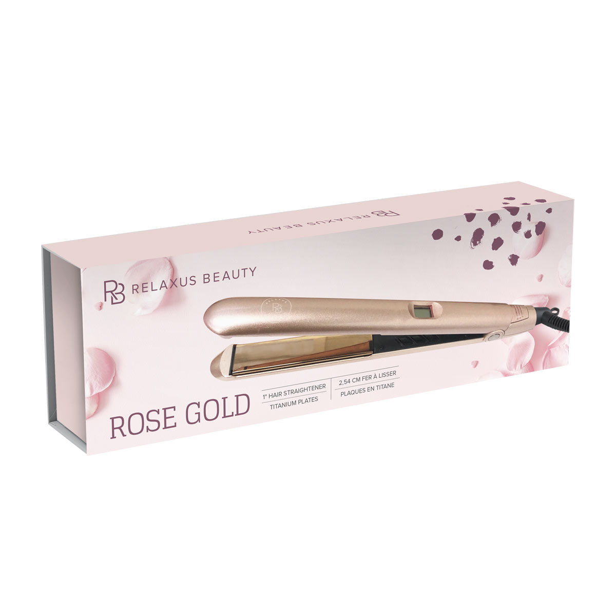 Rose Gold Digital Straightener