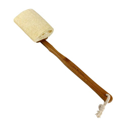 Loofah Back Brush with Bamboo Handle